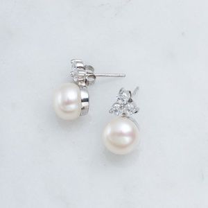 Wedding Jewelry - Pearl Earrings - Lot #047